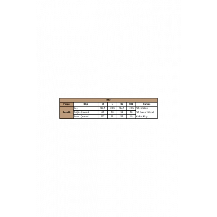 Vipmarketim Göğüs Ve Sırt Dekolteli Dantelli Ve Yırtmaçlı Gecelik
