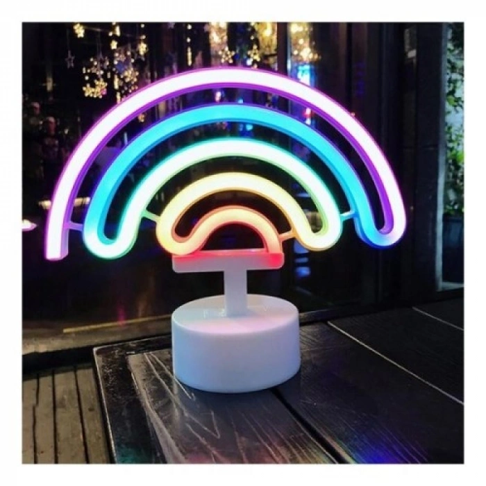 VipMarketim Gökkuşağı Neon Led Lamba