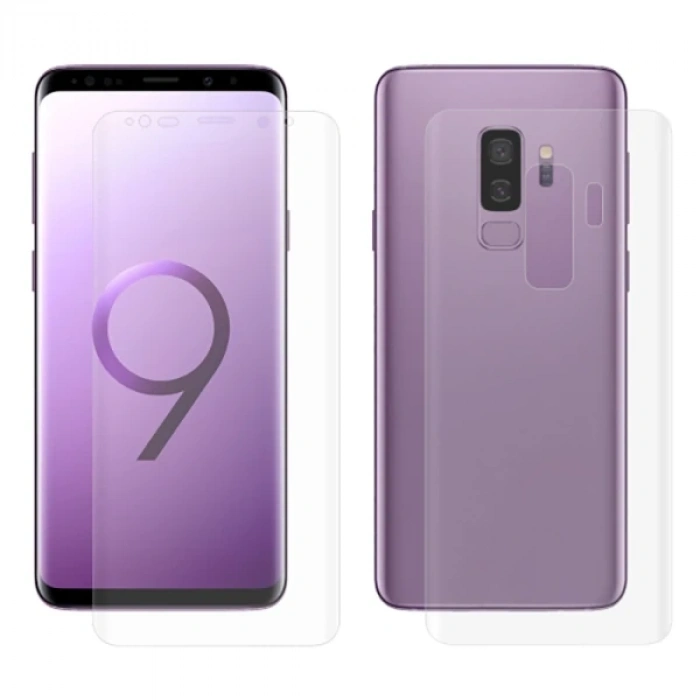 VipMarketim Gor Galaxy S9+plus 3d Ön Arka Darbe Emici Full Pet Koruyucu-(5775)