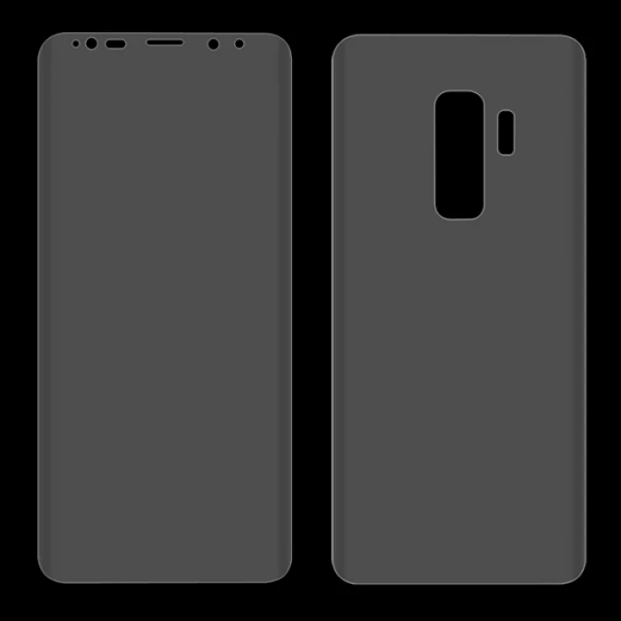 VipMarketim Gor Galaxy S9+plus 3d Ön Arka Darbe Emici Full Pet Koruyucu-(5775)