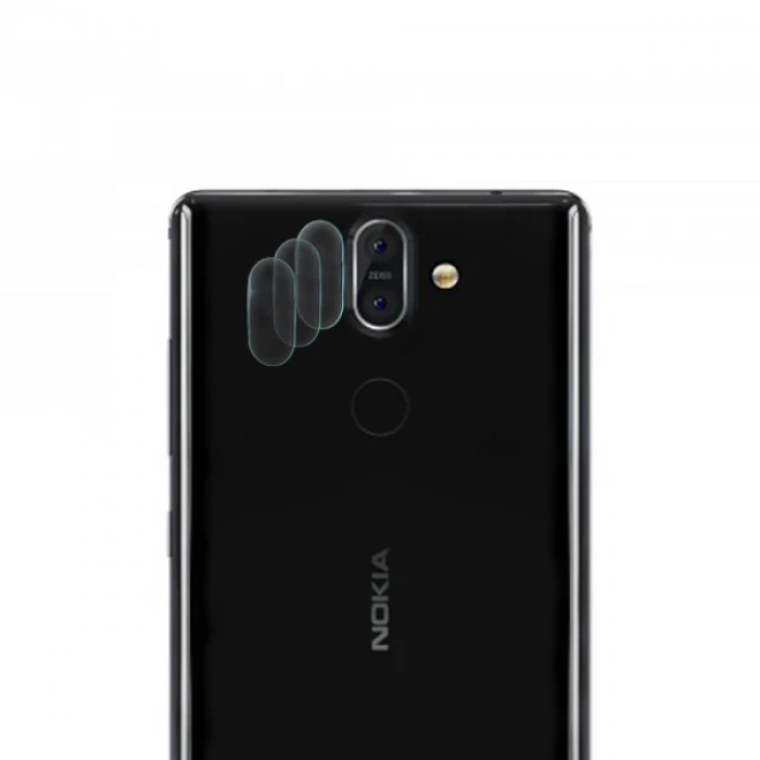 VipMarketim Gor Nokia 8 Sirocco Nano Kamera Koruyucu 3 Adet Set-(5775)