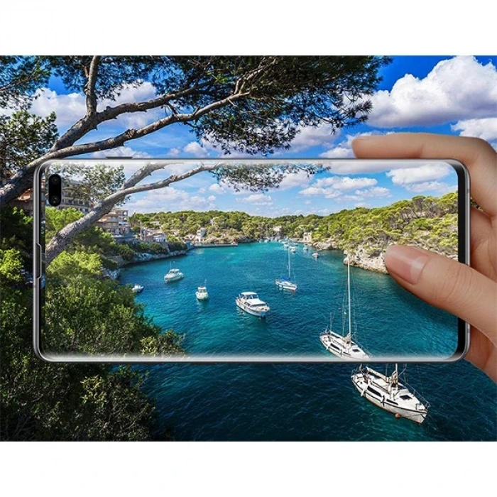 VipMarketim Gor Sm Galaxy S10 3d Kavisli Darbe Emici Full Ekran Koruyucu 2 Adet Set-(5775)