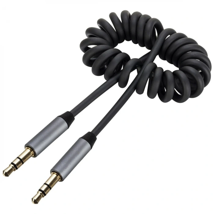 VipMarketim Griffin Spiral Araç Ses Aktarım Kablosu Aux Kablo 2/3mm-(5775)