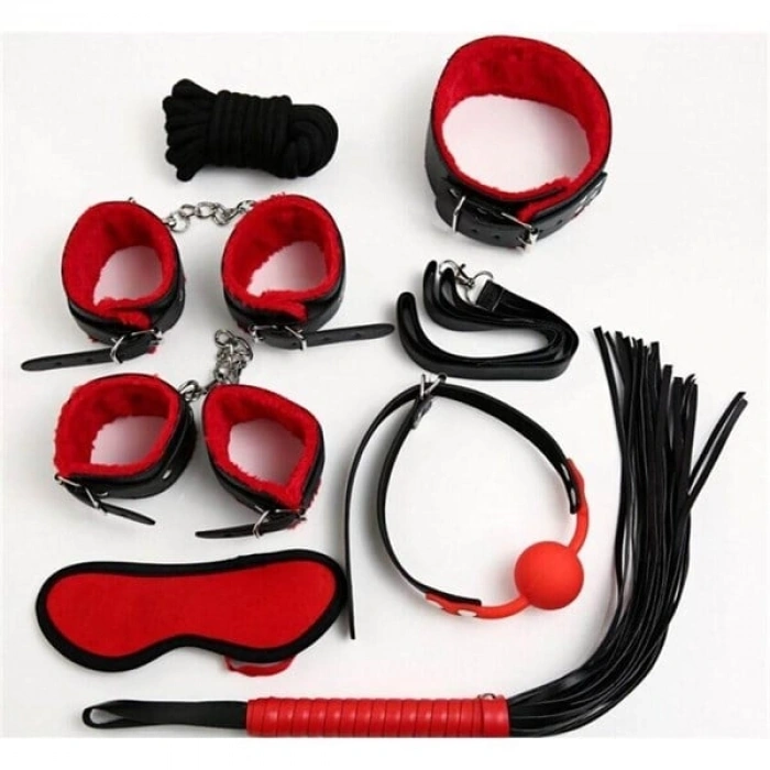 VipMarketim  Grinin 50 Tonu Fantazi Kelepçe Kırbaç Seti