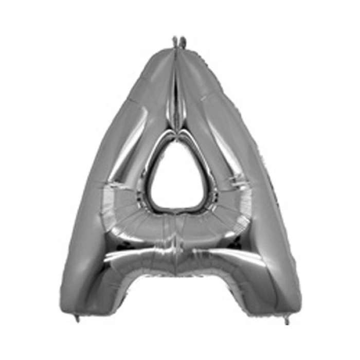 VipMarketim Gümüş Rengi Folyo Balon 1 Metre