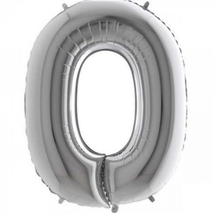 VipMarketim Gümüş Rengi Folyo Balon 1 Metre