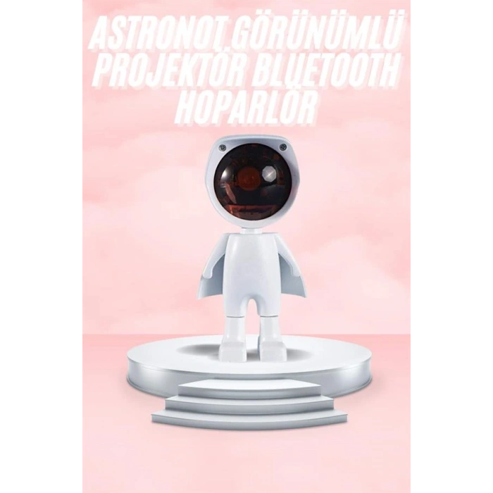 VipMarketim Gün Batımı Lambası Işık Arka Plan Projektör Sevimli Astronot Enerji Tasarruflu