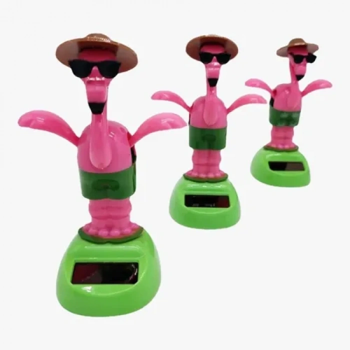 VipMarketim Güneş Enerjili Solar Sallanan Flamingo Figürü