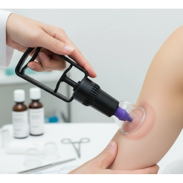 VipMarketim Hacamat Pompa 4 Parmak Siyah