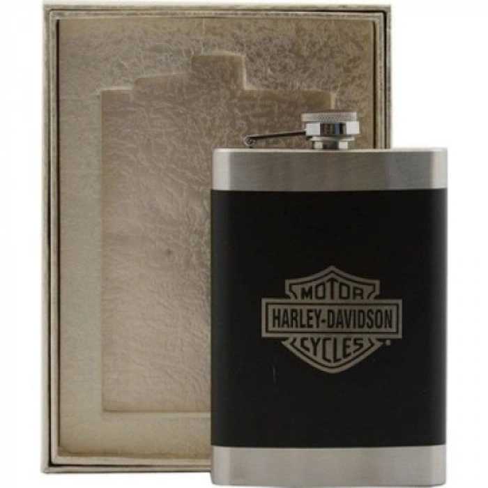 VipMarketim Harley Davidson Matara 9 Oz (270 Ml) Içki Viski Konyak Matarası