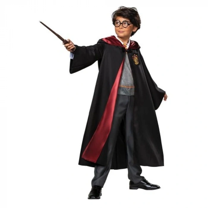 VipMarketim Harry Potter Gryffindor Cübbe Çocuk Boy - Harry Potter Kostümü 7-8 Yaş