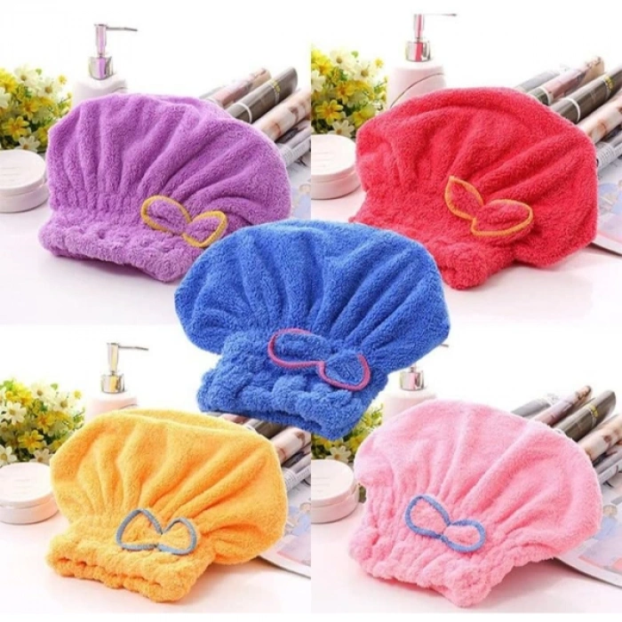 VipMarketim Havlu Saç Kurutma Bonesi