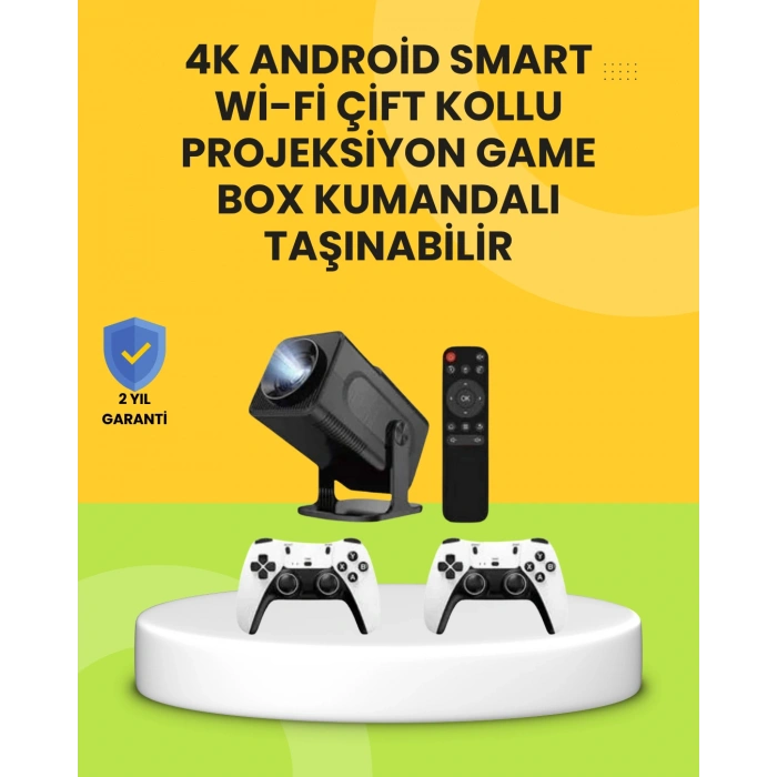 VipMarketim HCS350pro Android 11 İşletim Sistemli Mini Projektör