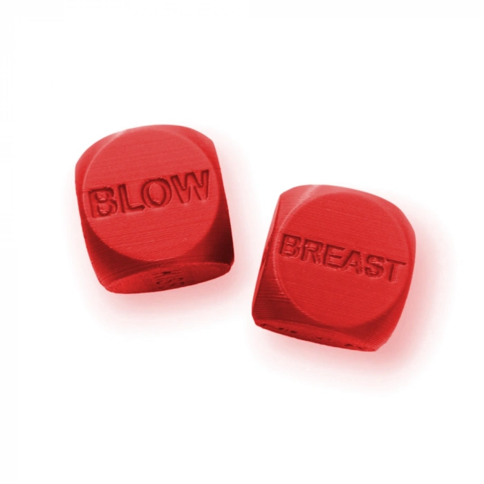 VipMarketim Hep3d Erotik Kamasutra Fantezi Oyunu Sex Zarı - Kırmızı