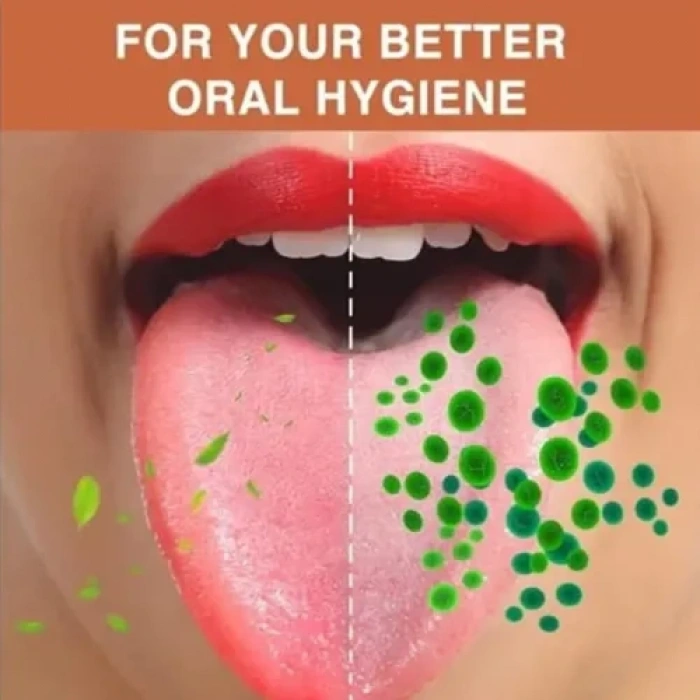 VipMarketim Hijyenik Saf Bakır Dil Kazıyıcı