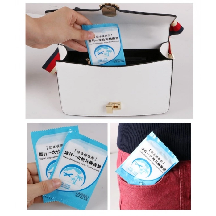 VipMarketim Hijyenik Tek Kullanımlık Klozet Kapağı Poşeti 50 Adet POŞETLİ