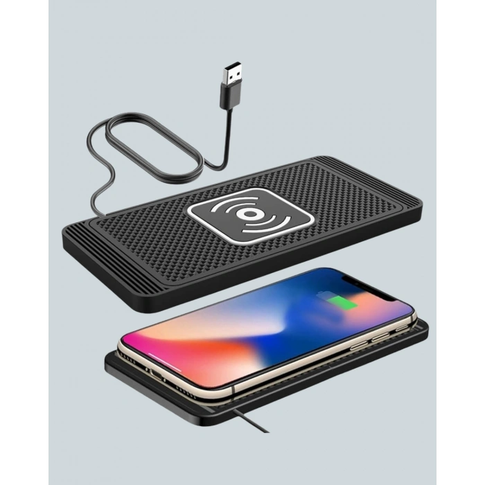 VipMarketim Hızlı Kablosuz Araç Şarj Cihazı – Manyetik Pad Aşırı Isınma Korumalı