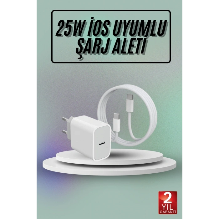 VipMarketim Hızlı Şarj Güç Adaptörü Şarj Aleti İOS Uyumlu 15/Pro/Pro Max