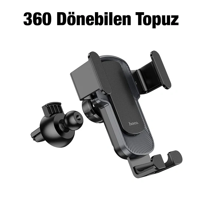 VipMarketim HOCO CA103 Gravity Araç Havalandırma Bölmesi Yerçekimi Araba Telefon Tutucu-(5775)