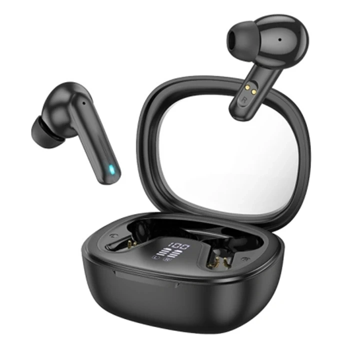 VipMarketim HOCO EQ6 Göstergeli TWS Bluetooth 5.3 Kablosuz Stereo Kulakiçi Kulaklık-(5775)