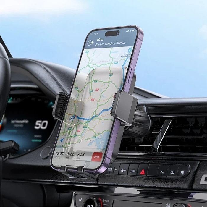 VipMarketim HOCO H26 Araç İçi Havalandırma Bölmesi Telefon Tutucu-(5775)