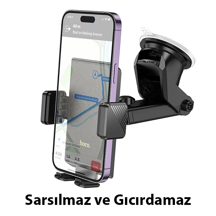 VipMarketim Hoco H49 Torpido Üstü Vantuzlu Araç İçi Telefon Tutucu-(5775)