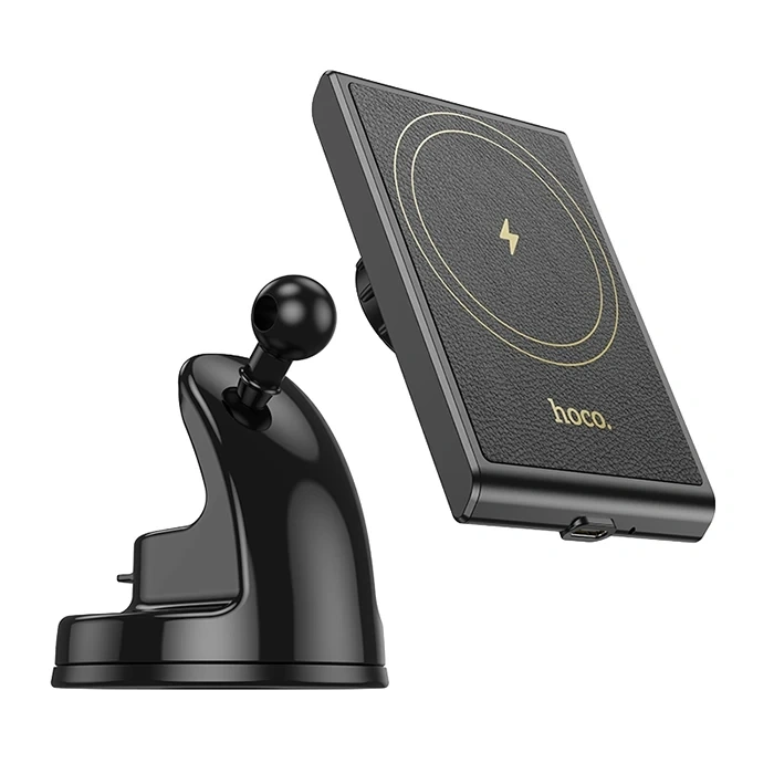 VipMarketim Hoco HW20 Torpido Üstü Wireless Kablosuz Hızlı Şarj Araç Telefon Tutucu-(5775)