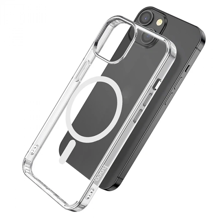 VipMarketim Hoco iPhone 14 Manyetik Magsafe Silikon Kılıf-(5775)