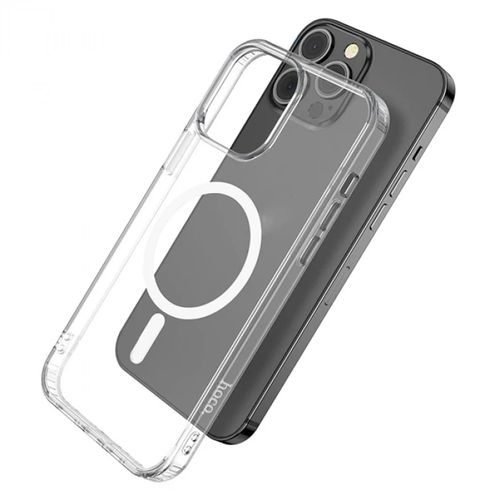 VipMarketim Hoco iPhone 14 Pro Manyetik Magsafe Silikon Kılıf-(5775)