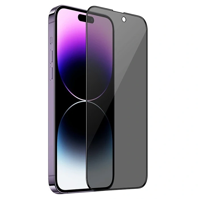 VipMarketim Hoco iPhone 14 Pro Prıvacy Serisi Hayalet Full Koruma Cam Ekran Koruyucu-(5775)