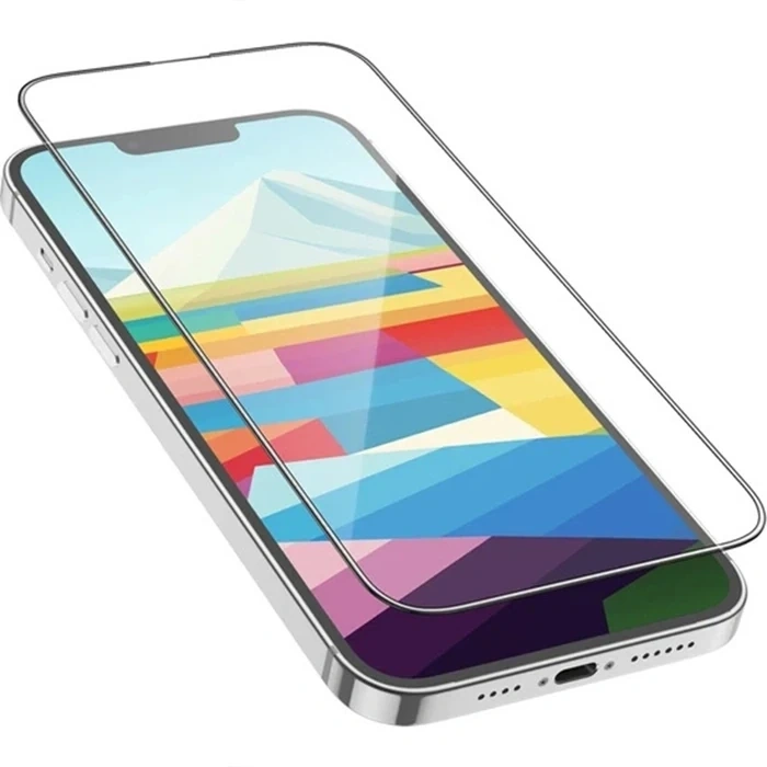 VipMarketim HOCO iPhone 15 Full HD Tempered Kırılmaz Cam Ekran Koruyucu 25 Adet Set-(5775)