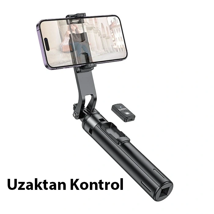 VipMarketim HOCO K21 Uzaktan Kumandalı Tripod Selfie Çubuğu-(5775)
