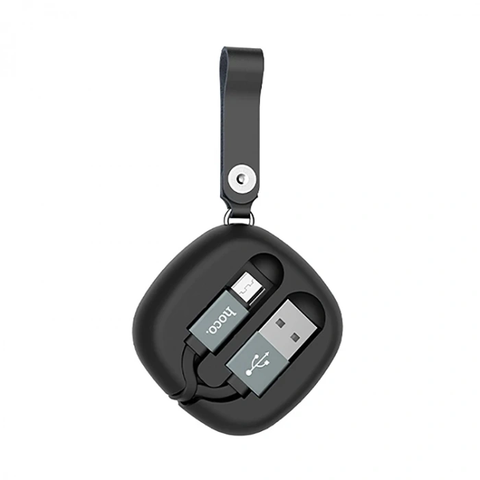VipMarketim Hoco U33 Taşıma Çantalı Mikro Usb Kablo-(5775)