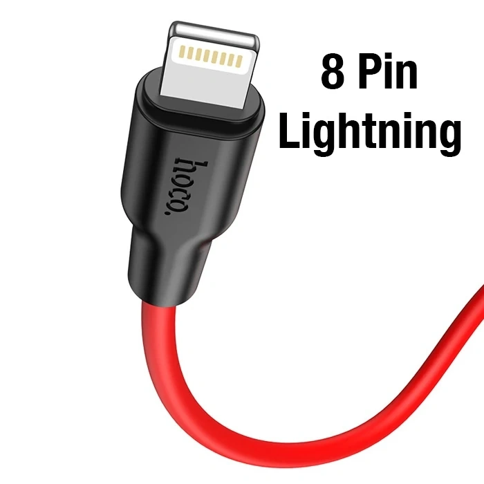 VipMarketim HOCO X21 Plus PD 20W Type-C to iPhone Lightning Silikon Hızlı Şarj ve Data Kablosu-(5775)