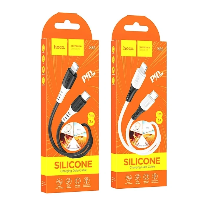 VipMarketim HOCO X82 20W Type-C to Lightning iPhone Hızlı Şarj Kablosu Data Kablosu-(5775)