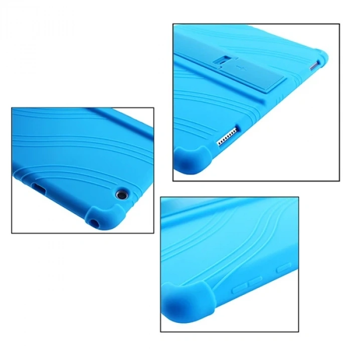 VipMarketim Huawei Mediapad T510 Standlı Silikon Kılıf-(5775)