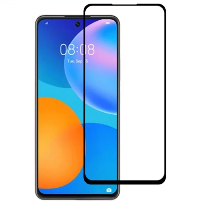 VipMarketim Huawei P Smart 2021 Full Glue Tempered Cam Ekran Koruyucu-(5775)