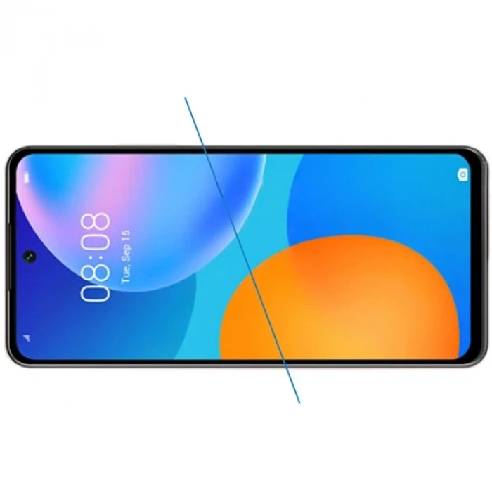 VipMarketim Huawei P Smart 2021 Full Glue Tempered Cam Ekran Koruyucu-(5775)