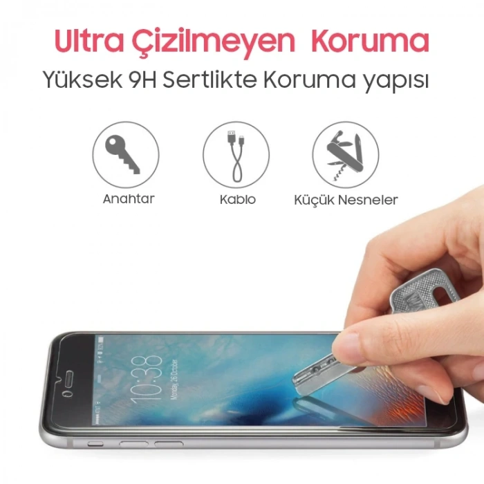 VipMarketim Huawei P20 LiteNova 3e Kırılmaz Tempered Cam Ekran Koruyucu-(5775)