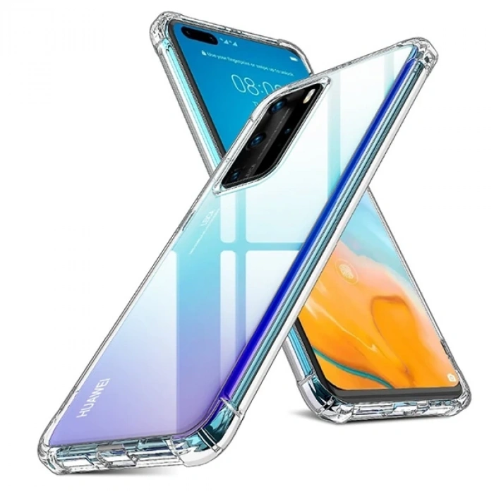 VipMarketim Huawei P40 Anti-Drop Darbe Emici Silikon Kılıf-(5775)