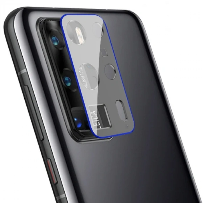 VipMarketim Huawei P40Pro+ Plus Kamera Koruma Cam+ Metal Lens full Set Birleşik-(5775)