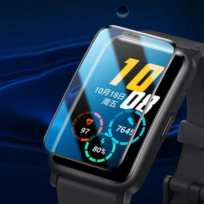 VipMarketim Huawei Watch FİT 3D Full Kaplama Ekran Koruyucu PET+PMMA-(5775)