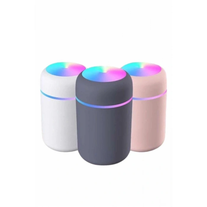 VipMarketim Humidifier LED Işıklı Mini Ortam Oda Kokusu Aromaterapi Buhardanlık