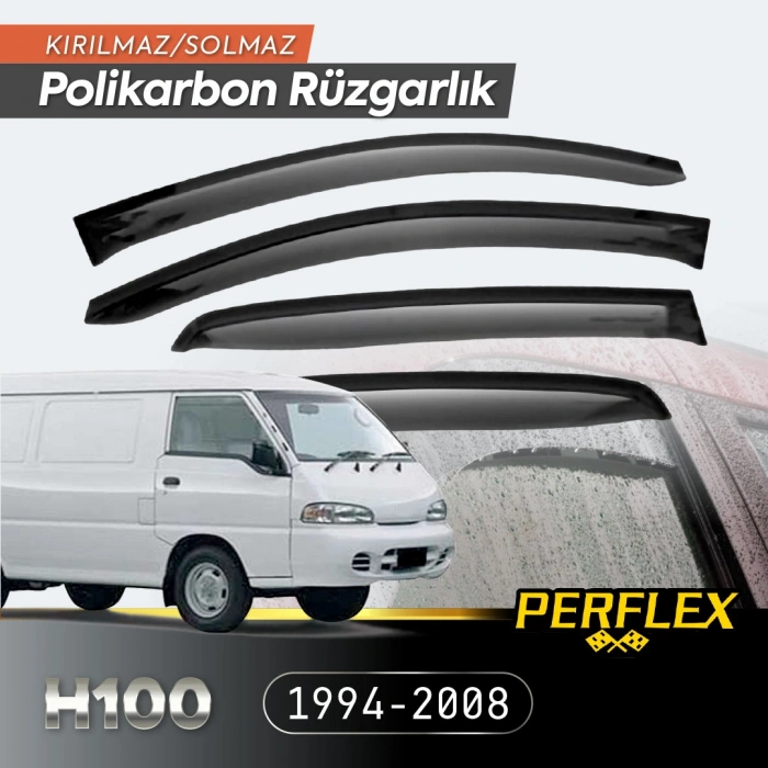 VipMarketim Hyundai H100 Minibüs 1994-2008 Cam Rüzgarlığı V2 Düz