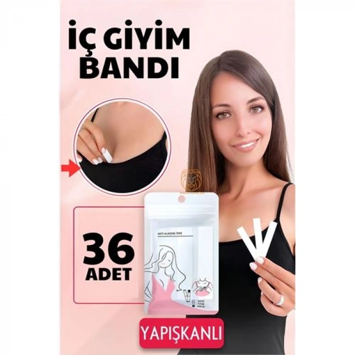 VipMarketim İç Giyim Bandı Çift Taraflı Yapışkanlı Su Geçirmez 36 ADET