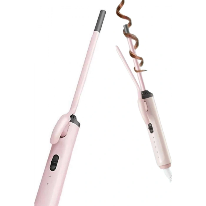 VipMarketim İnce Bukle 10MM Kıvırcık Saç Maşası Profesyonel Saç Şekillendirici