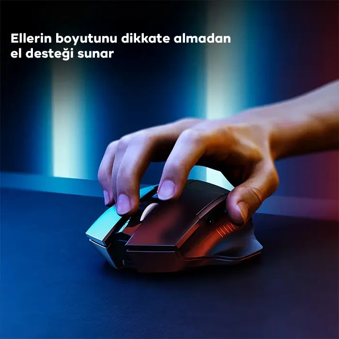 VipMarketim İNPHİC PM6 Kablosuz Fare Şarj Edilebilir Sessiz Kullanım 2.4G 500 mAh USB Mouse-(5775)