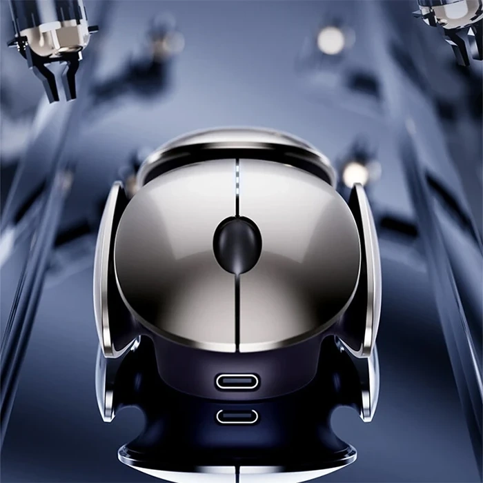 VipMarketim İNPHIC X2 Üç Modlu Oyun Faresi 800-2400DPI RGB Işık 2.4G /BT4.0/BT5.0 Sessiz-(5775)