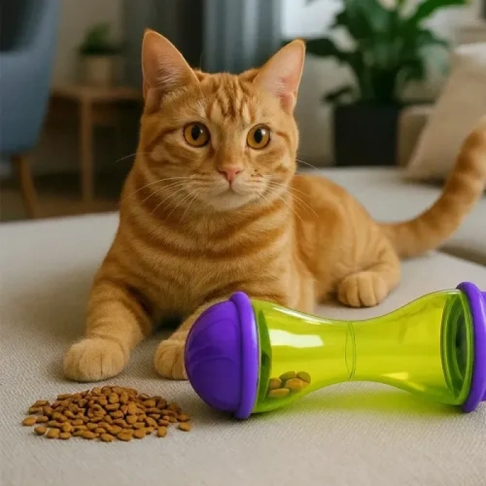 VipMarketim İnteraktif Kedi Ödül Mamalı Oyuncak