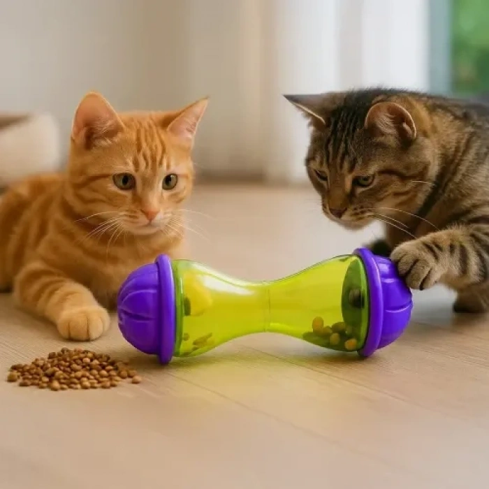 VipMarketim İnteraktif Kedi Ödül Mamalı Oyuncak